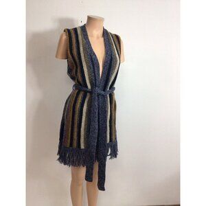 Woolrich Boho Sweater Vest Womens Medium